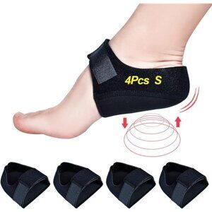 Heel Protectors(4Pcs) Heel Cups for Heel Pain Heel Cushion for Plantar Fasciitis